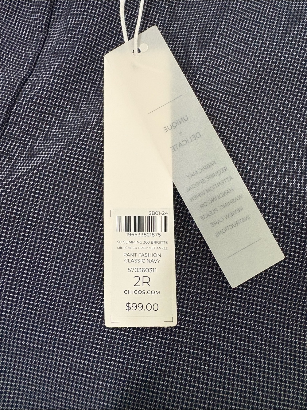 NWT Chicos So Slimming ankle pants. Women’s size 12. - Picture 3 of 7